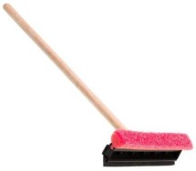 Швабра для мытья окон с деревянной ручкой 38 см