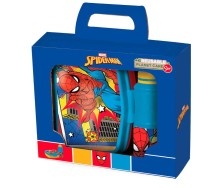 Бутылка для напитков + ланч-бокс Spiderman