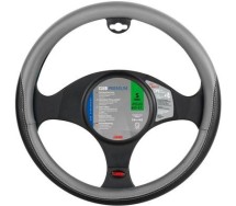Оплетка руля Club Ø35-37cm, черно-серая