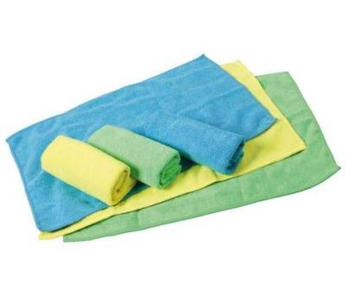 Салфетки из микрофибры 6шт 40x30cm 80%pe/20%pa
