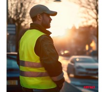 Reflektorvest XXXL kollane, sertifitseer