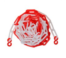 Piirdekett plastik 5M punane/valge