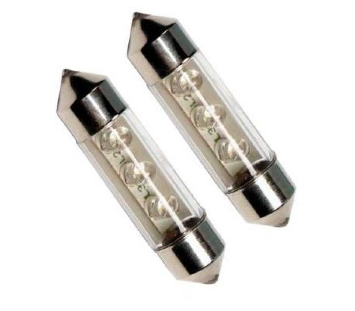 Pirnide kompl. T10x36MM,LED,sinine