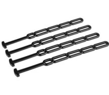 Резиновые зажимы для тента, 4 шт., 370×50 мм