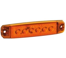 Led tuli 6 ledi,12/24V,oranz,96*20*9mm