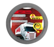 Оплетка руля Soft touch Ø42-44cm серая 