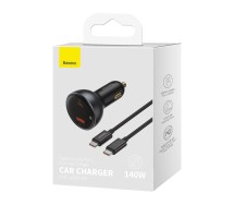 Автомобильное зарядное устройство Baseus USB/USB-C, 140 Вт