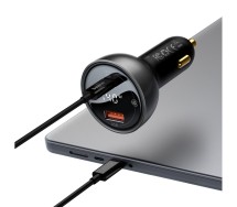 Автомобильное зарядное устройство Baseus USB/USB-C, 140 Вт