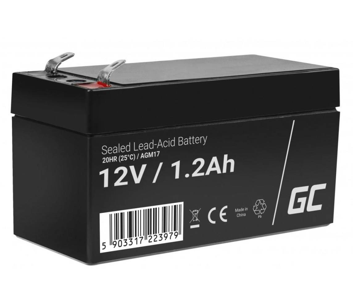 Green Cell 12V 1,2Ah AGM 97x45x57mm
