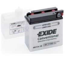 6V 11Ah 6N11A-1B 121x59x131-+ Exide 95A
