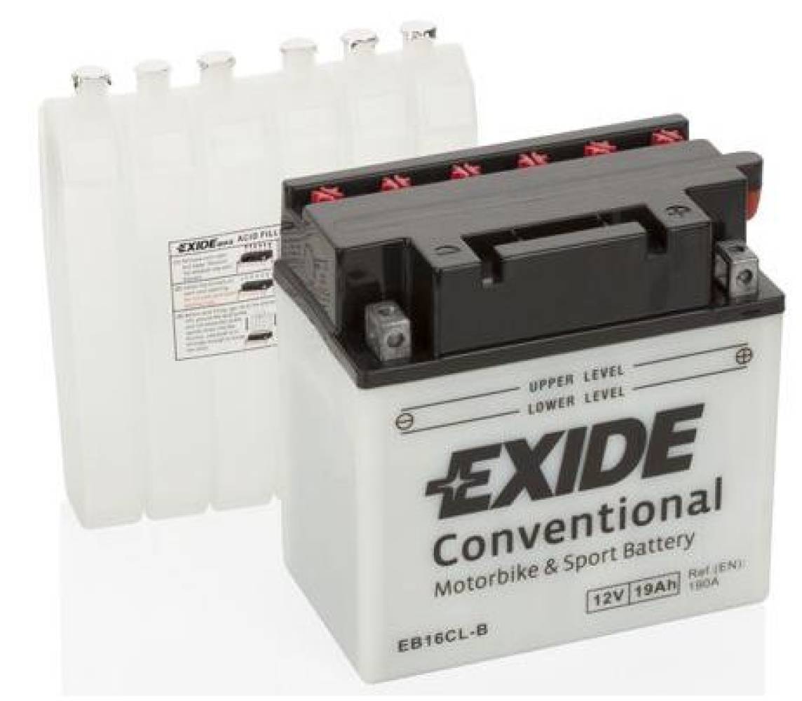 12V 19Ah YB16CL-B 175x100x175-+ Exide