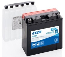 12V 12Ah YT14B-BS AGM 150x70x145+- Exide