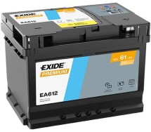Exide Premium 61Ah600A 242x175x175-+