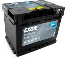 Exide Premium 64Ah640A 242x175x190-+