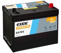 Exide Premium 75Ah630A 260x170x222-+