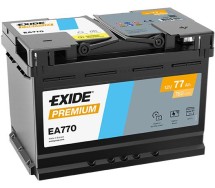 Exide Premium 77Ah760A 278x175x190-+