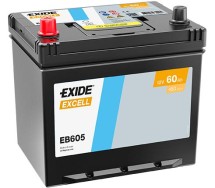 Exide Excell 60Ah 390A 230x172x220+-