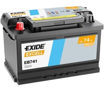 Exide Excell 74Ah 680A 278x175x190+-