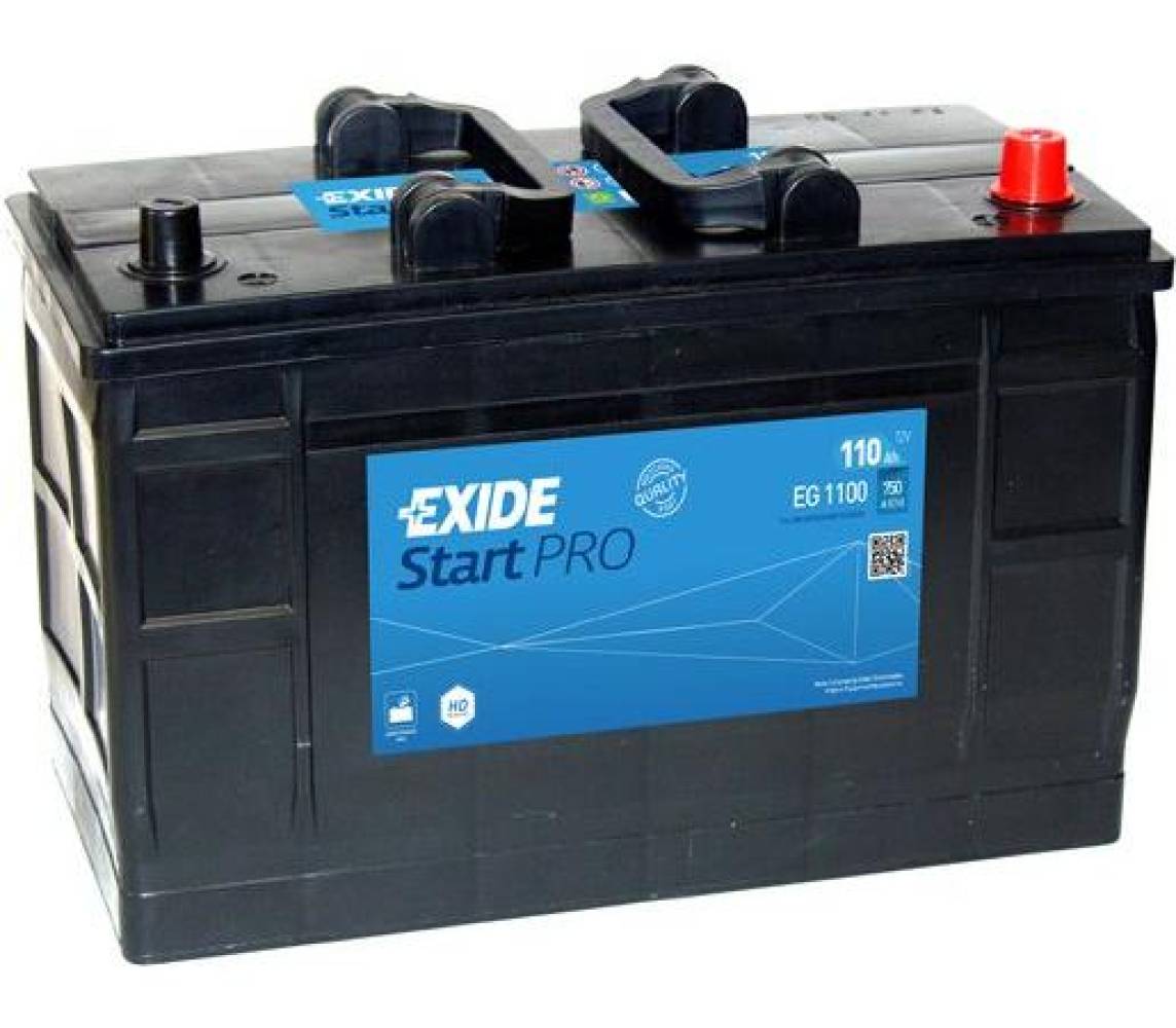 Exide StartPRO 110Ah750A 349x175x235-+