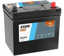 Exide EFB 60Ah 520A 230x173x222-+