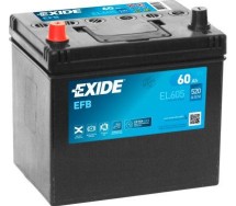 Exide EFB 60Ah 520A 230x173x222+-