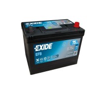 Exide EFB 75Ah 750A 260x173x222-+