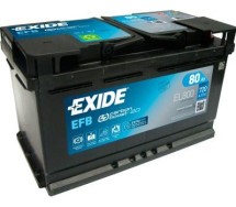 Exide EFB 80Ah 720A 315x175x190-+