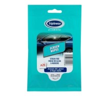 Влажные салфетки для стекла, 25 шт