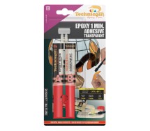 Бесцветный эпоксидный клей 1 мин. 2х12мл