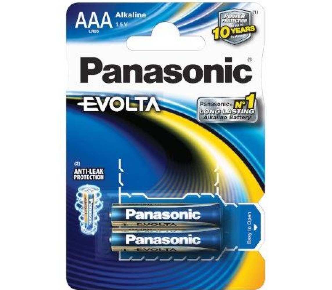 AAA 2tk.Evolta Panasonic patarei