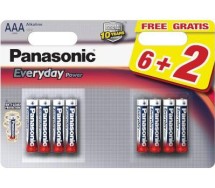 AAA(6+2)Everyday Panasonic patarei