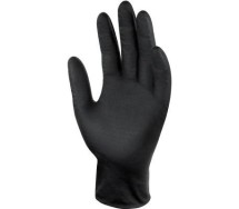 Нитриловые перчатки (L) 80 шт/уп черныйе