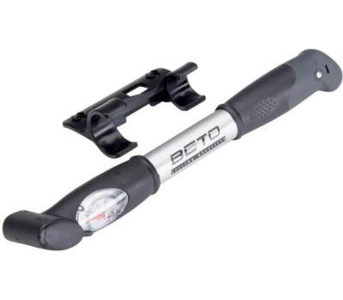 Мини‑насос ручной, для всех типов ниппелей, алюминиевый