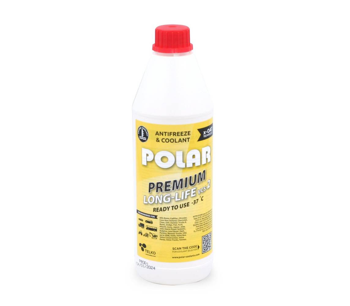 Jah vedelik 1L VCS-2 -37C kollane Polar