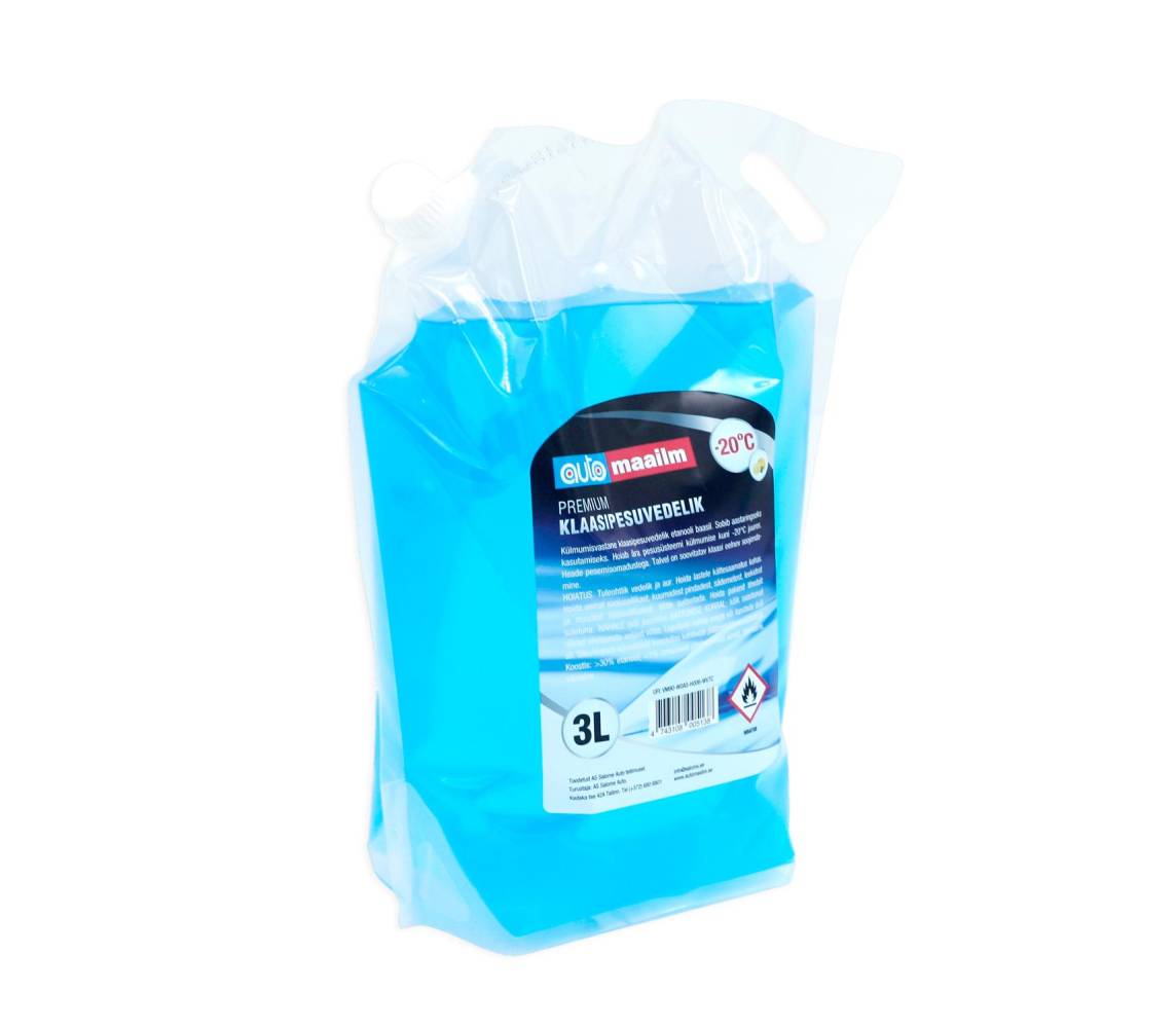 Klaasipesu -20C 3L talvine plastkotis