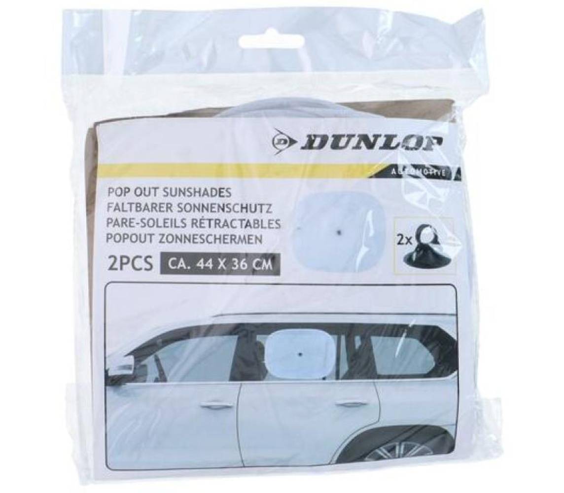 Автошторки на присосках 36×44 см, 2 шт., белые