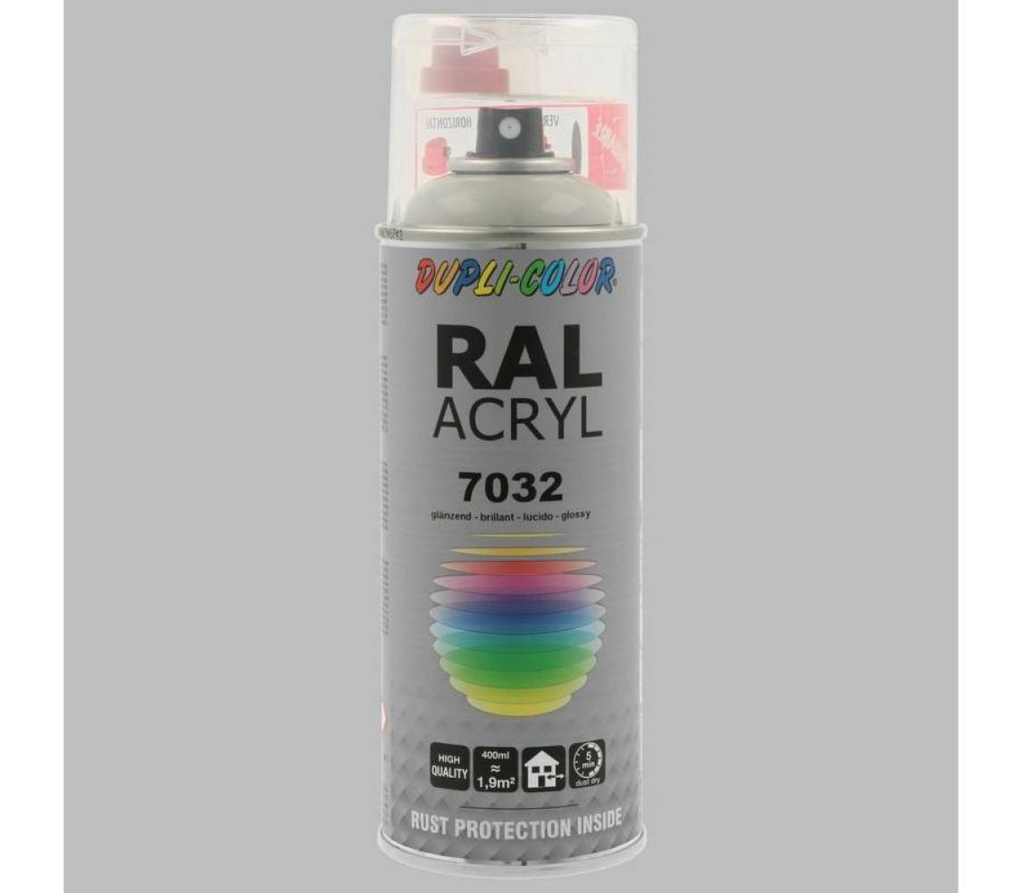 RAL7032 läikiv Flint hall 400ml