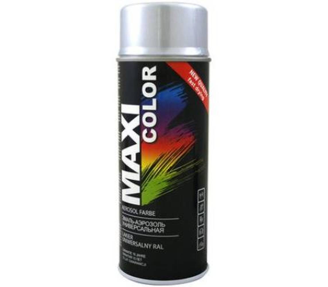 Maxi Color RAL9006 läikiv 400ml