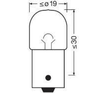 12V R10W 10W BA15S 2xblister