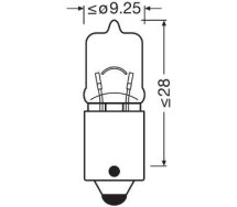 12V H6W 6W BAX9S 2xblister