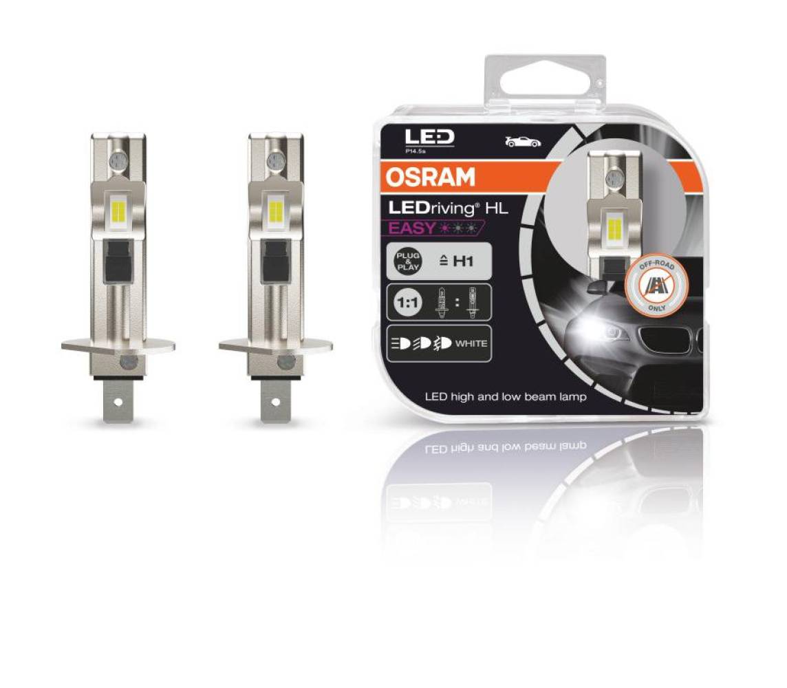 H1 LEDriving HL EASY 12V 6500K 2tk