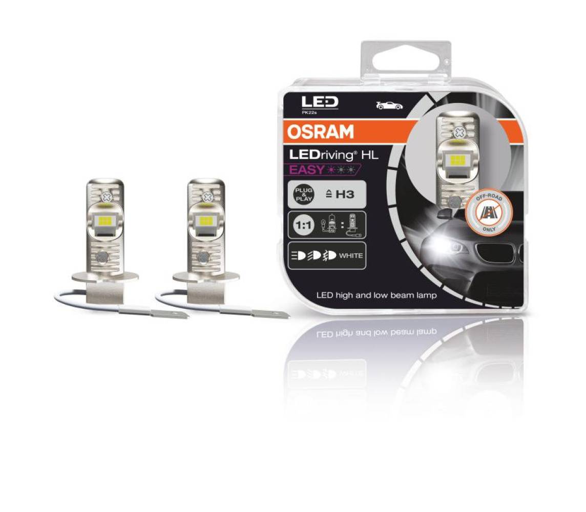 H3 LEDriving HL EASY 12V 6500K 2tk