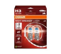 H3 12V 55W Night Breaker Laser +150% 2tk