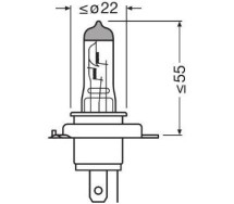 H4 24V 75/70W P43T