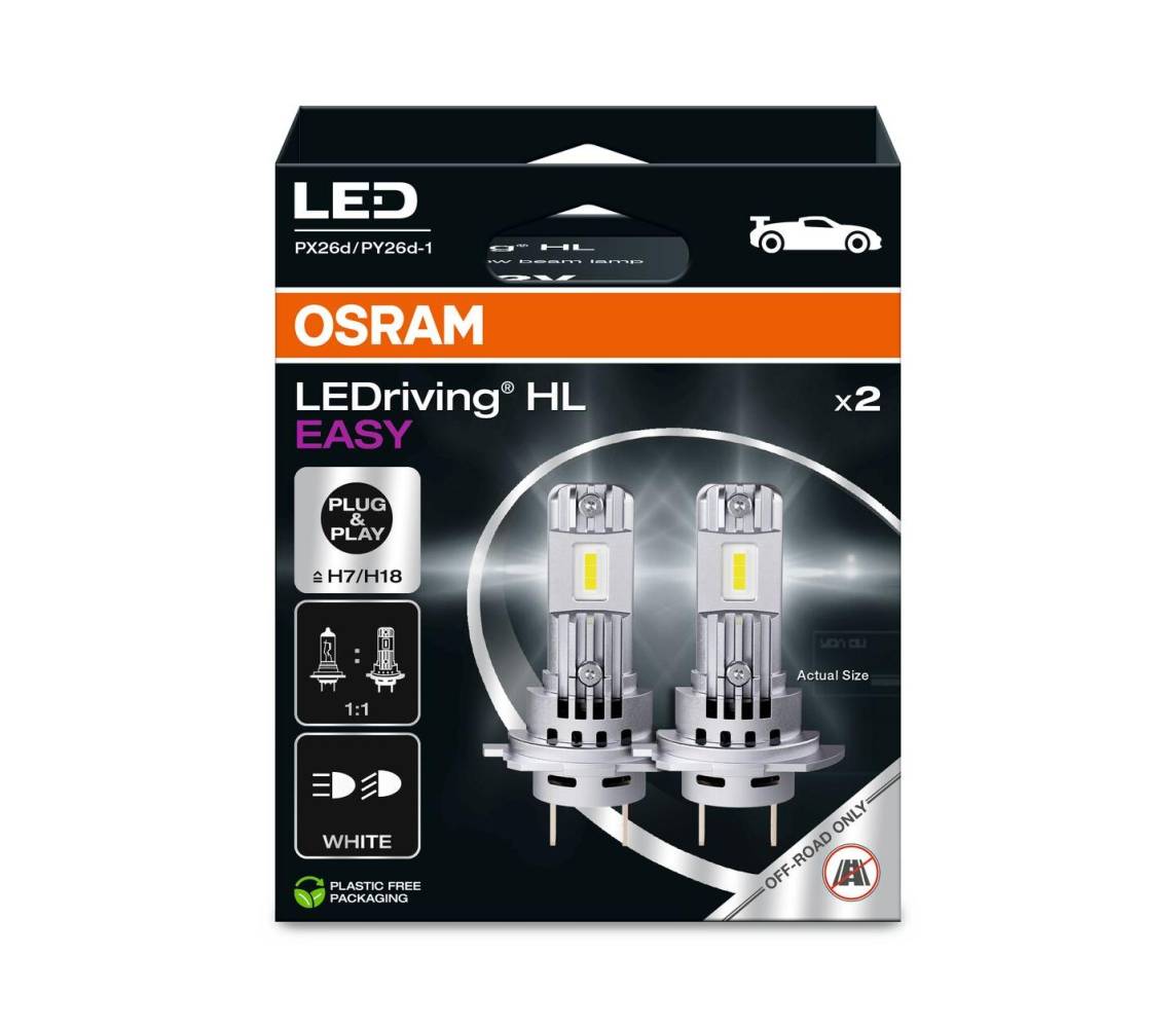TL H7 LEDriving HL EASY 12V 6500K 2tk