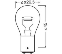 12V 21/4W BAZ15D BLISTER 2xblister