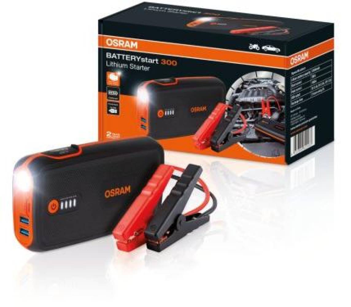 Литиевое пуско-зарядное устройсвто Osram 1500A