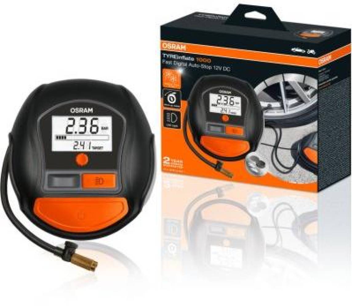 Osram digitaalne rehvipump 12V 180W