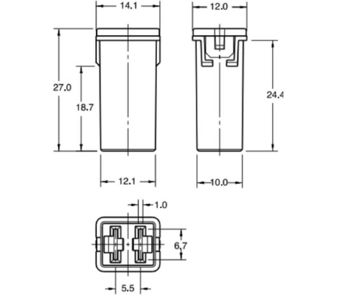 Kaitse JCASE 60A 32V