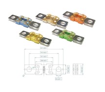 Предохранитель Megaval 200A